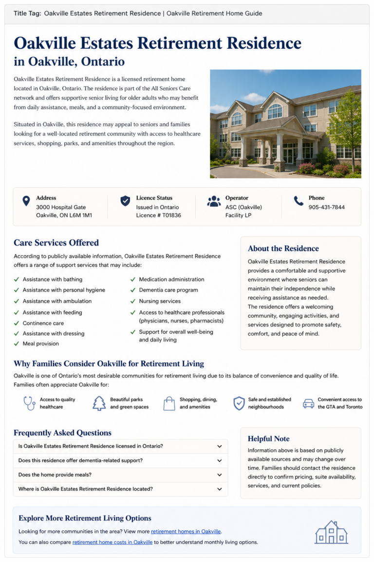 Oakville retirement residence 768x1152
